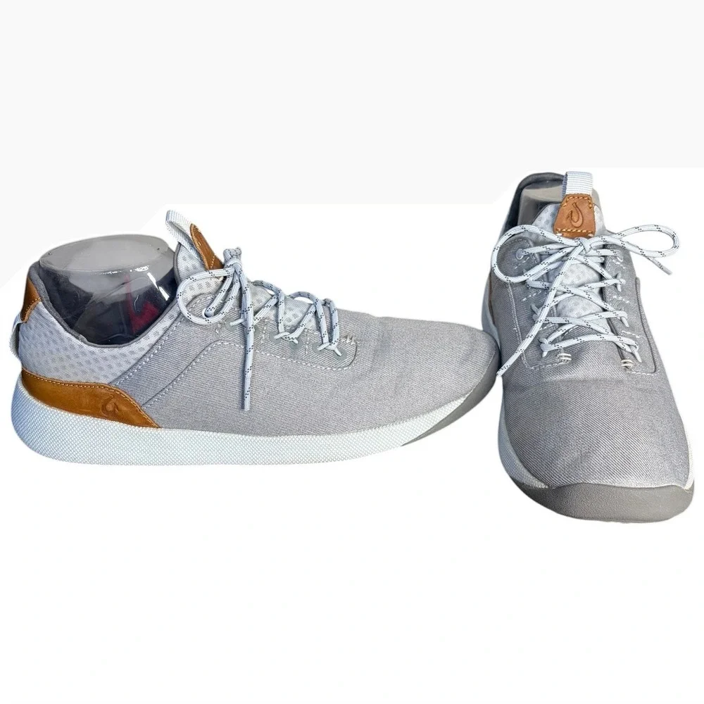 OluKai Fog Nanea‎ Li Fair Drop-In Heel Textile Sneaker Men's Size 10.5